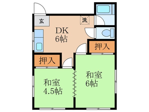 北野ビルの物件間取画像